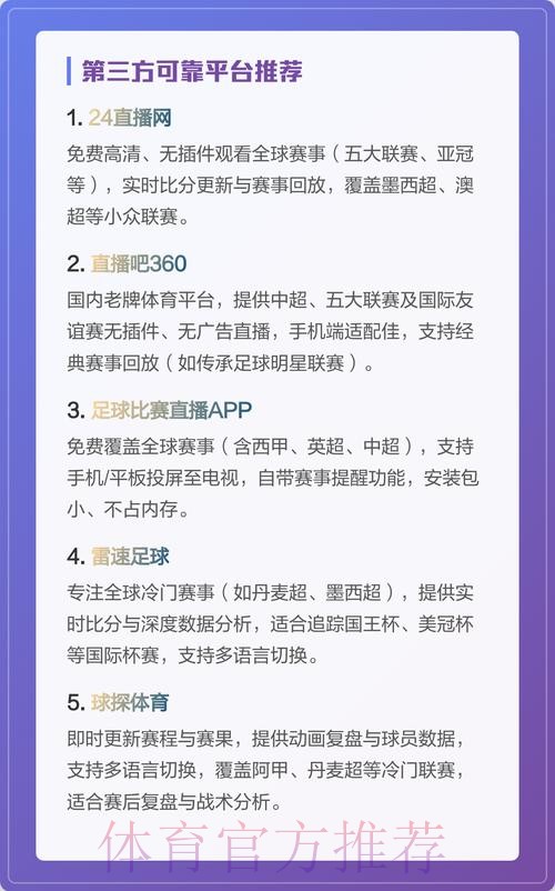 世界杯直播软件下载推荐